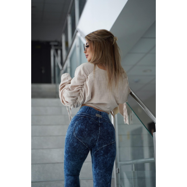 Legginsy modelujące JEANS HEARTS MARMUR    XS - S - M - L - XL
